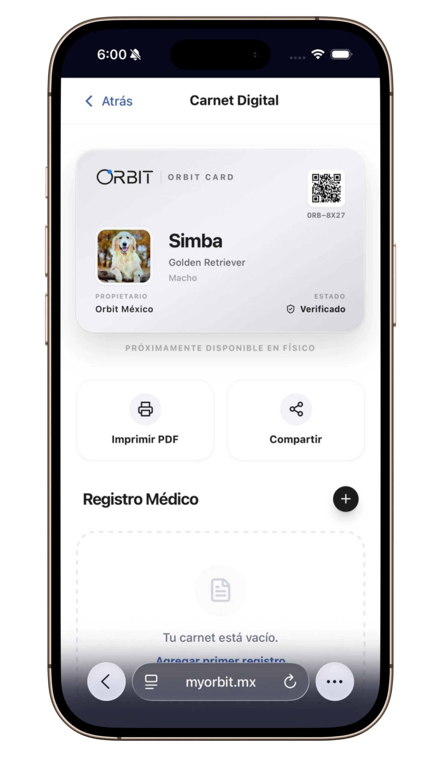 Orbit App Screen 4