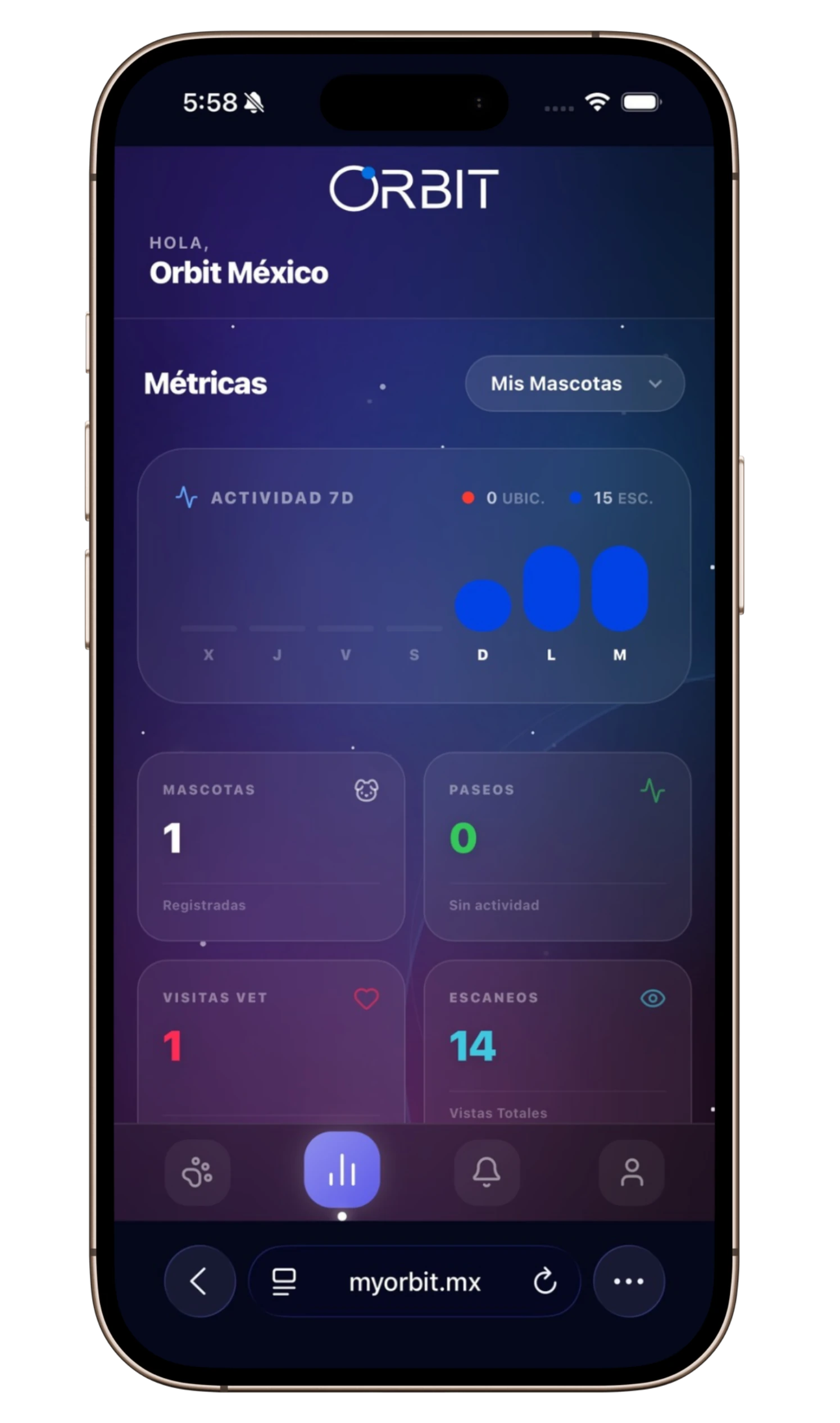 Orbit App Screen 5