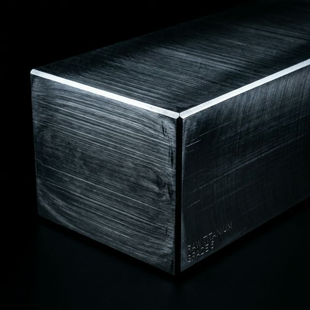 Raw Titanium Grade 5 Block